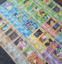Pokemon Vintage Card Bundle Japanese JP Mix of Sets - Non Holo - NM-MP - x50 - Image 3