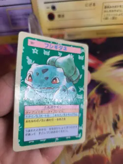 Pokemon Karte Card Topsun blue back 1995 bandai japanese Bulbasaur Bisasam Exc- - Image 5