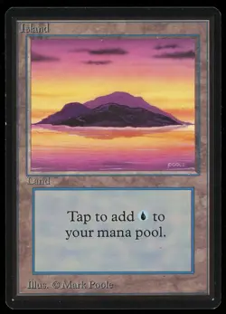 1993 MTG Magic the Gathering Beta Island V1 NM Raw Gaming Card TCG - Image 1