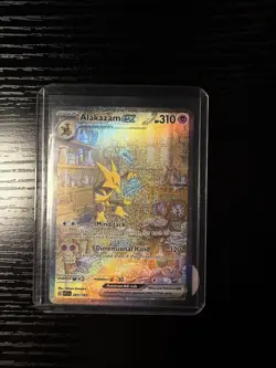 Alakazam ex 201/165 Sv: Scarlet & Violet 151 Full Art Holo Pokemon Trading Card - Image 1