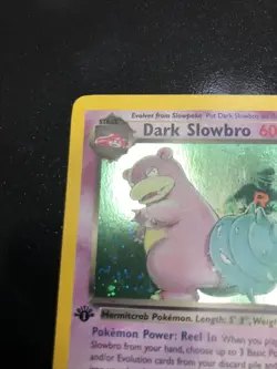 Pokemon TCG Dark Slowbro 1st Edition Rare Holo Card #12/82 Team Rocket - Image 4