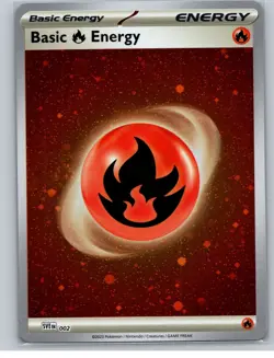 Pokemon TCG - Fire Energy Cosmos Holo 2-Card Lot - Image 5