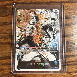 ST22-001 Ace & Newgate (Alt Art) ONE PIECE Card TCG NM English - Image 1