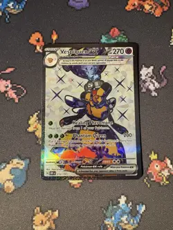 Pokemon Cards Vespiquen ex 212/197 Full Art Secret Rare Obsidian Flames - (NM) - Image 1