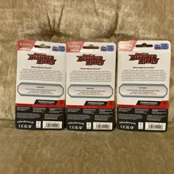 Pokemon Cards TCG Destined Rivals EEVEE Checklane Booster Blister Packs NEW X3 - Image 2