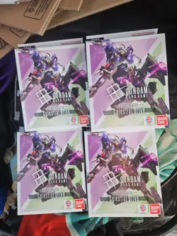 Gundam TCG Card Game Celestial Drive Starter Deck (ST07) New Sealed, 4 Lot! - Image 1