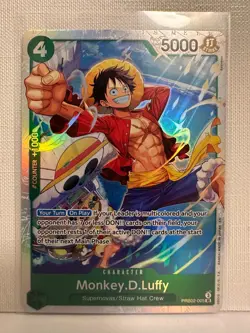 One Piece Card Game Monkey.D.Luffy PRB02-005 The Best Vol.2 SR English - Image 1
