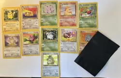 Vintage Pokemon Packs - Base Set - Fossil - Jungle - 11 Cards - See Description - Image 2