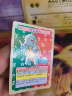 Pokemon Karte Card Topsun blue back 1995 bandai japanese Squirtle Schiggy NM- - Image 4