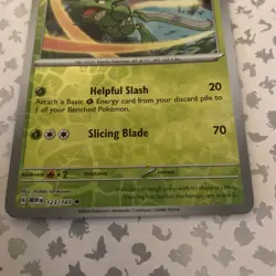 Pokemon Card Scyther Pokemon 151 Reverse Holo Uncommon 123/165 Near Mint - Image 2