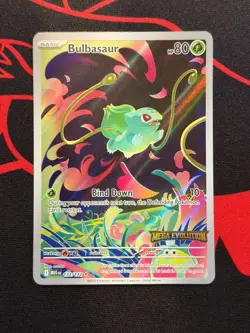 Pokemon Card Bulbasaur 133/132 Mega Evolutions STAMPED Near Mint - Image 1
