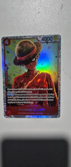 Monkey D. Luffy OP12-015 SR Legacy of the Master - ONE PIECE Card Game ENGLISH - Image 1
