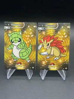 Pokemon Sandshrew Sandslash Holo 2024 Card Database Shiny Peru US Seller - Image 1