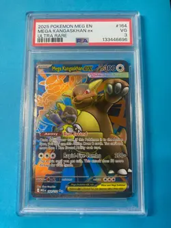 PSA 3 Mega Kangaskhan ex 164/132 Ultra Rare | Graded Pokemon Card - Image 1