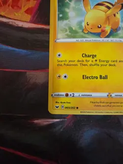 Pikachu 065/202 Stamped Holo Pokemon League Promo Card NM - Image 4