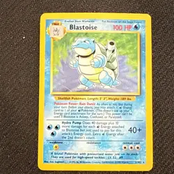 Blastoise #2/102 MP Condition / Base Set / Holo Rare / Pokemon Card - Image 1