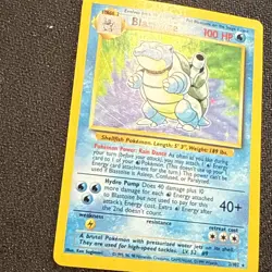Blastoise #2/102 MP Condition / Base Set / Holo Rare / Pokemon Card - Image 2