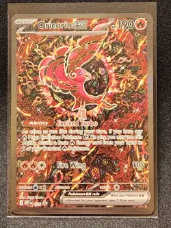 2025 Pokemon Phantasmal Flames Promo Card 024 Oricorio EX from Charizard UPC NM - Image 1