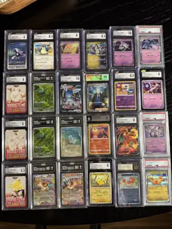 Pokemon Graded Card x24 Lot Vintage Pocket Monsters - 151 PSA CGC Collection TCG - Image 1