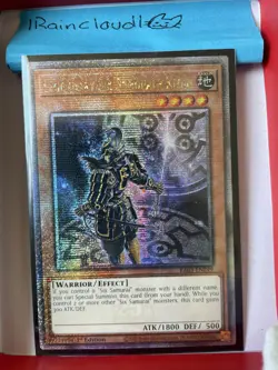 Yugio Trading Card, Legendary Six Samurai- Kizan, QCR - Image 1