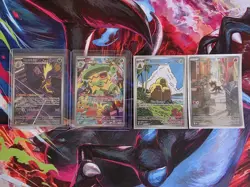 Pokemon TCG Scarlet & Violet Era Illustration Rare Holo Mixed Card Lot - Image 1