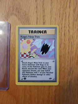 Pokemon Card - Koga's Ninja Trick Gym Challenge 115/132 1st Edition - Image 2