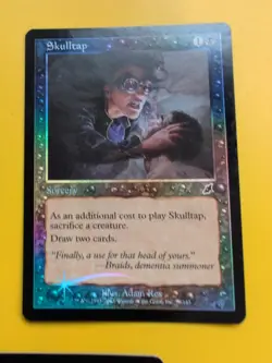 Reaping the Graves,Skulltap,Unburden MTG FOIL Shooting Star. Scourge 2003 3 Card - Image 3