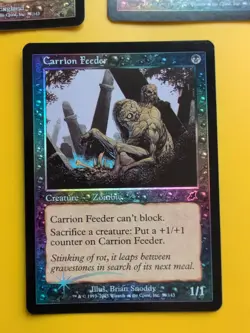 Carrion Feeder,Unburden,Clutch of Undead. MTG FOIL Scourge 2003 3 Card. - Image 2