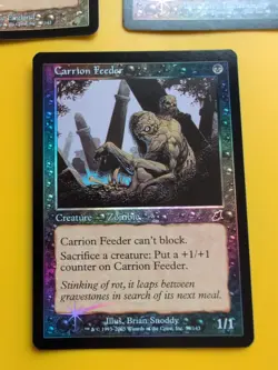 Carrion Feeder,Unburden,Clutch of Undead. MTG FOIL Scourge 2003 3 Card. - Image 3