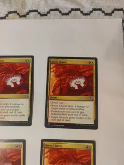4 X MTG Magic the Gathering Boros Charm Commander 2021 LP - Image 3
