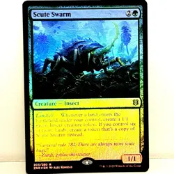 MTG Scute Swarm Zendikar Rising 203/280 Foil Rare LP - Image 1