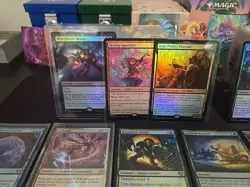 MTG Lorwyn ECLIPSED Mythic Foil Lot Blitterbloom Bearer Hexing Squelcher - Image 2