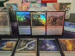 MTG Lorwyn ECLIPSED Mythic Foil Lot Blitterbloom Bearer Hexing Squelcher - Image 3