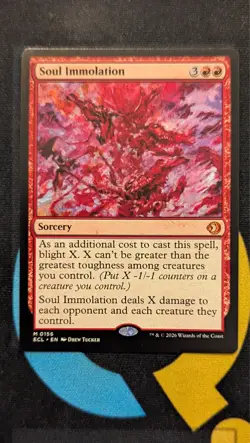 Soul Immolation Mythic ECL 156 Lorwyn Eclipsed MTG - Image 1
