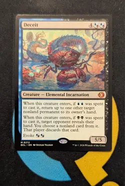 Deceit Mythic ECL 212 Lorwyn Eclipsed MTG - Image 1