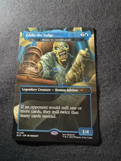 Eddie the Judge Foil Bruvac the Grandiloquent Iron Maiden: Unchained - Image 1