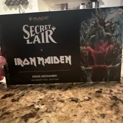 MTG Secret Lair x Iron Maiden: Eddie Unchained Rainbow Foil​ Edition unopened - Image 2