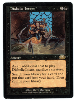 Diabolic Intent -- MTG (SP+ Quality) - Planeshift - See Scans!! - Image 1