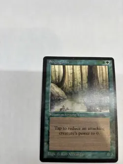 SINGING TREE Arabian Nights Vintage MTG from Magic the Gathering Collection - Image 5