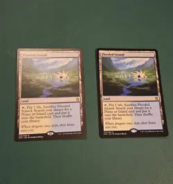MTG Set of 2 Flooded Strand - Khans of Tarkir - Regukar Rare - Near Mint - Image 1