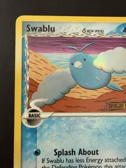 Pokemon TCG Dragon Frontiers Swablu #65/101 Stamped Reverse Holo Near Mint - Image 4
