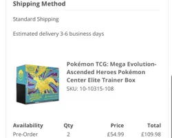 PRESALE: 2x Pokemon TCG: Mega Evolution - Ascended Heroes POKEMON CENTER ETB - Image 4