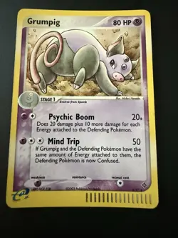 Pokemon TCG 2003 Dragon Grumpig 6/97 Rare Holo Near Mint - Image 1