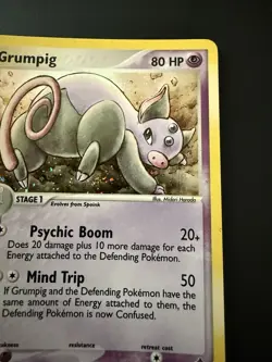 Pokemon TCG 2003 Dragon Grumpig 6/97 Rare Holo Near Mint - Image 3