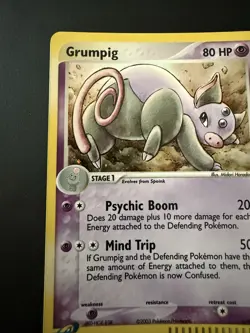 Pokemon TCG 2003 Dragon Grumpig 6/97 Rare Holo Near Mint - Image 4