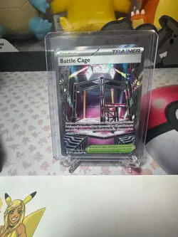 Battle Cage 116/094 Me02: Phantasmal Flames Holo Pokemon TCG Stadium Pack Fresh - Image 2