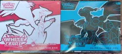 Pokemon Black Bolt and White Flare Pokemon Center ETB Sealed Elite Trainer Boxes - Image 1