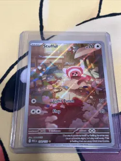 2025 Pokemon TCG Stufful 154/132 Mega Evolutions Illustration Rare Holo - Image 3