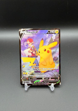 Pikachu V TG16/TG30 Swsh11: Lost Origin Trainer Gallery Holo NM Pokemon TCG - Image 1