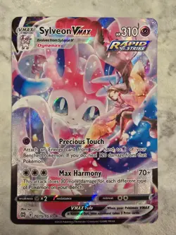 Sylveon VMAX TG15/TG30NM Brilliant Stars Trainer Gallery Holo Pokemon TCG - Image 1